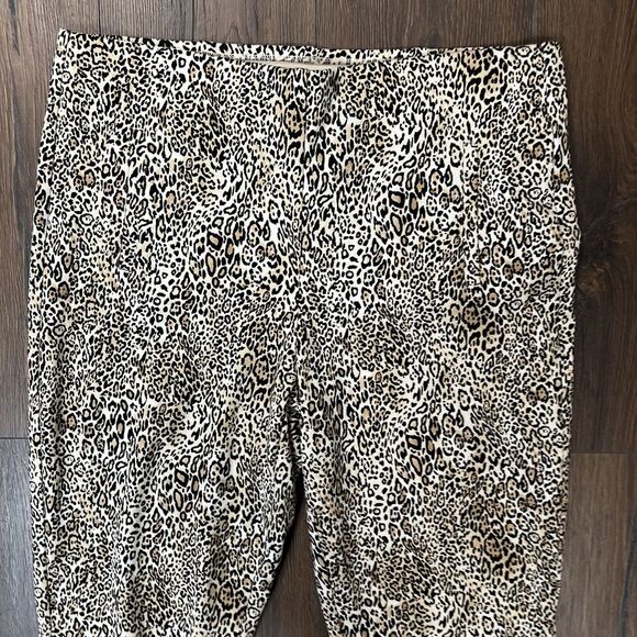 Chico’s So Slimming Juliet Cheetah-Print Ankle Pants SZ 2/12 - Picture 4 of 6